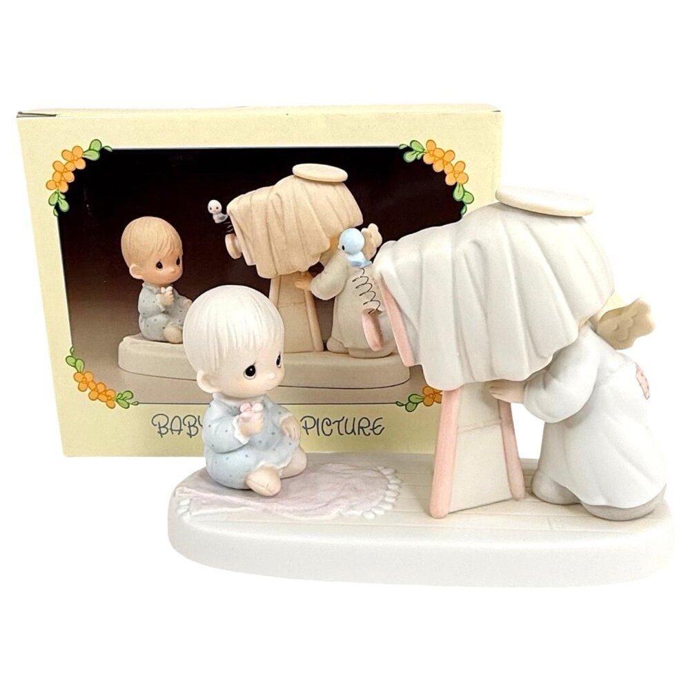 New 1983 Precious Moments Babys First Picture Figurine 1 of 8 Baby First Series